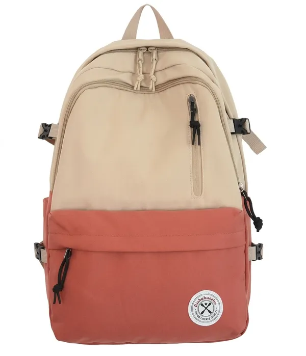 Nude_And_Pink_Canvas_Two-Tone_Canvas_Backpack_With_Color_Block_Design_For_Students
