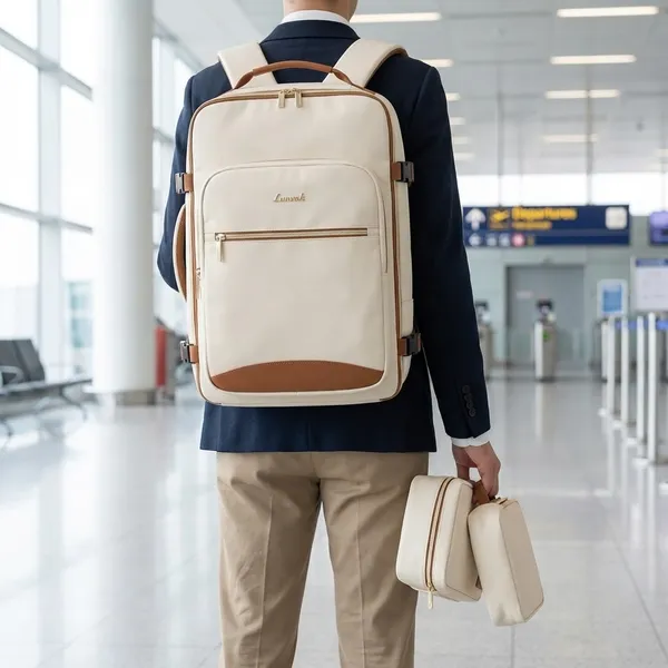 White_Polyester_Fabric_Luggage_Set_For_Students