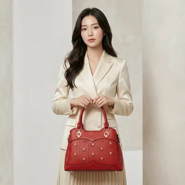 Red_Synthetic_Handbag_For_Women