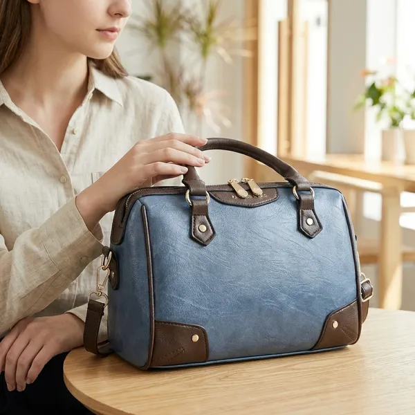 Blue_Leather_Handbag_For_Women