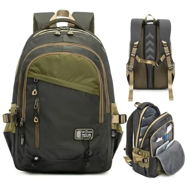 Grey_And_Green_Nylon_Backpack_For_Students