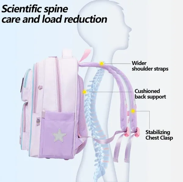Purple_Canvas_Ergonomic_Backpack_For_Kids