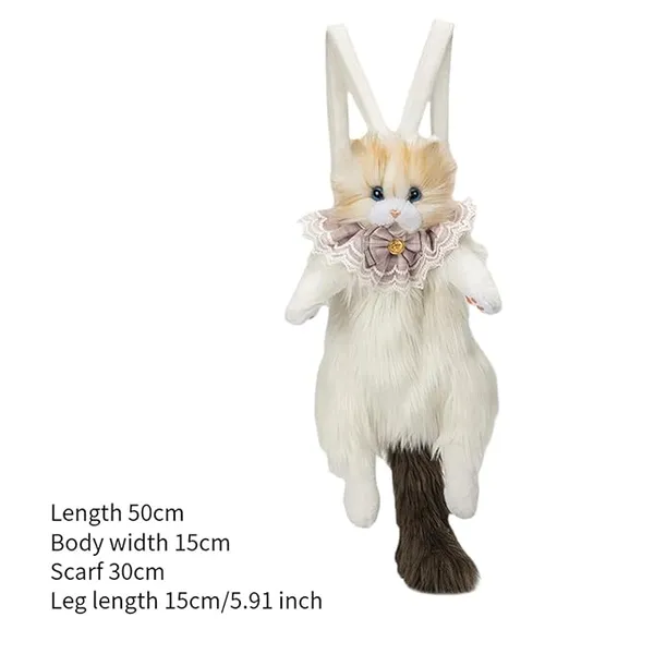 White_Cotton_Stuffed_Animal_Backpack_For_Kids_And_Cat_Lovers