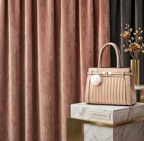 Nude_Synthetic_Leather_Handbag_For_Women
