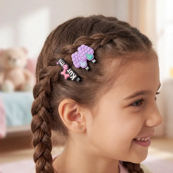 Kids_Hair_Clips_Set_-_Cute_Animal_&_Bow_Designs_(Pack_Of_10)