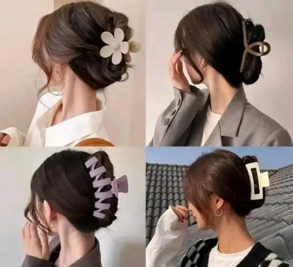 Set_Of_4_Stylish_Hair_Claw_Clips_-_Floral_&_Geometric_Designs