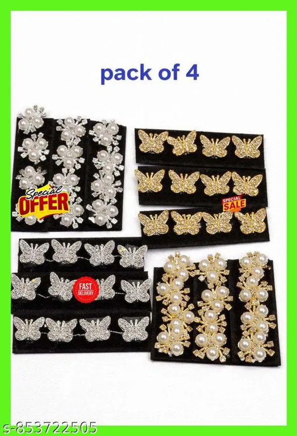 Pack_Of_4_Stylish_Butterfly_Pearl_Hair_Pins_Set_Korean_Fancy_Rhinestone_Hair_Accessories_For_Women_Girls