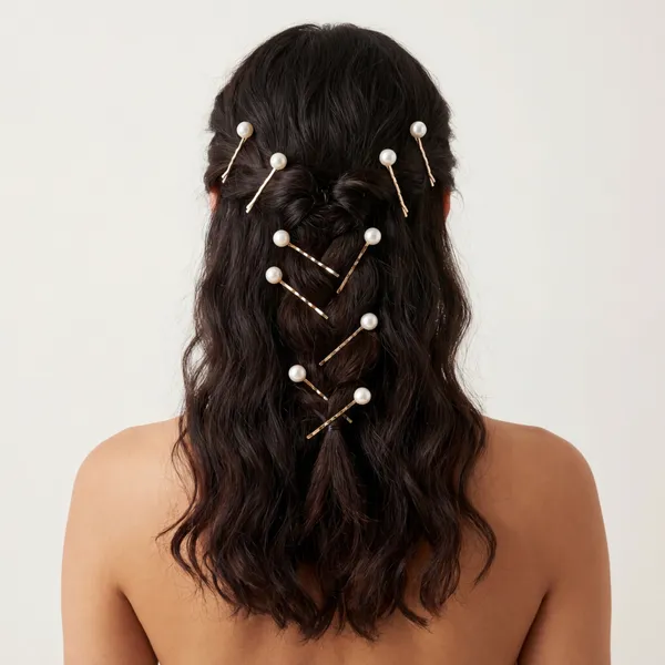 Gopika_Pearl_Juda_Hair_Pins_For_Women_Girls_8Mm_White_Pearl_Gold_Metal_U_Pins_Pack_Of_50_Bridal_Party_Daily_Use