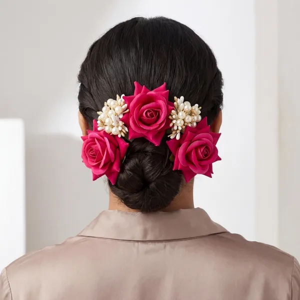 Beautiful_Handmade_Artificial_Rose_Flower_Hair_Pin_Bridal_Wedding_Headdress_Jewellery_Bun_Juda_Decoration_Headband_Accessories_Bridesmaid_Women_Girls_Red