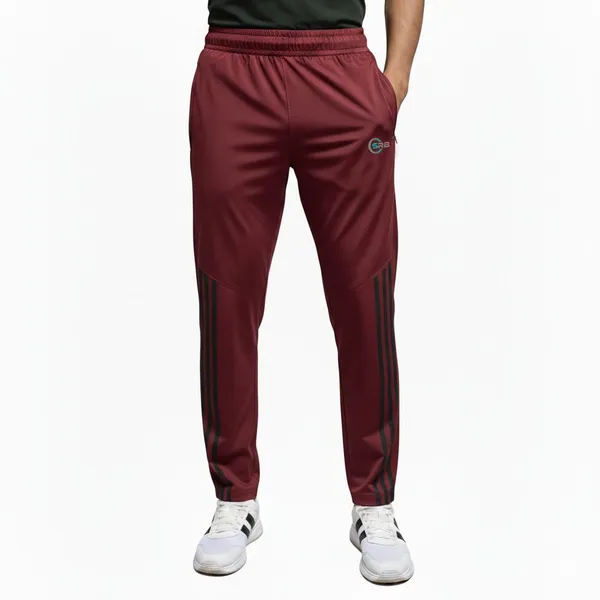 SRB_Solid_Men_Maroon_Track_Pants