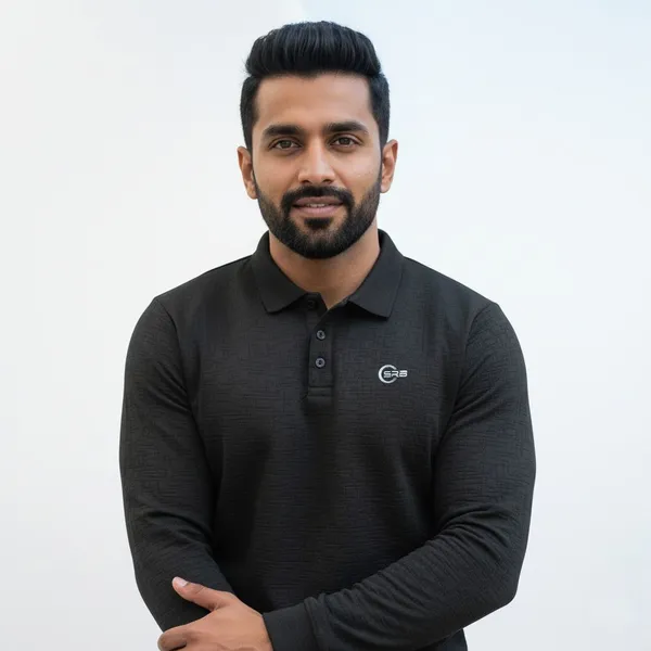 SRB_Corporation_Solid_Men_Polo_Neck_Black_T-Shirt
