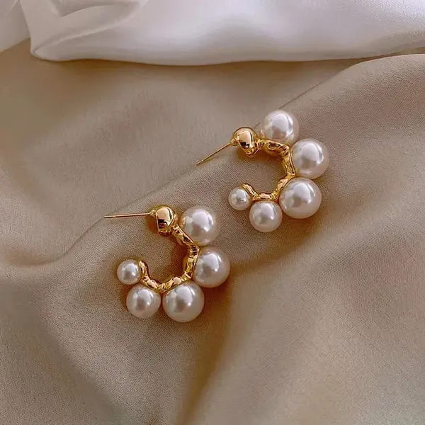 TGO_Gold_Pearl_Cluster_Hoop_Earrings