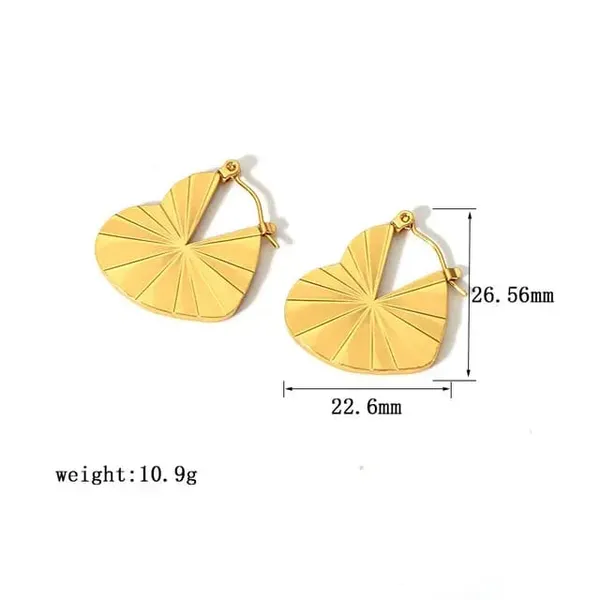 TGO_Gold_Fan_Shaped_Hoop_Earrings