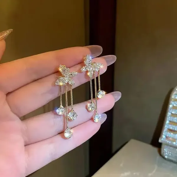 TGO_Luxury_Butterfly_Crystal_Tassel_Drop_Earrings