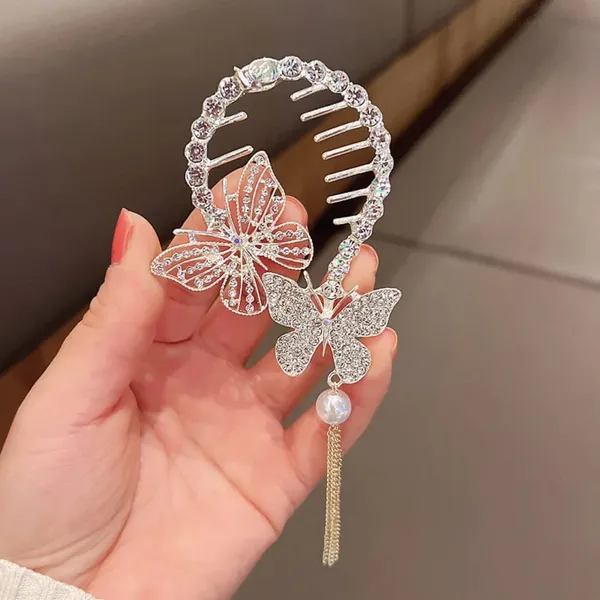 TGO_Dazzling_Silver_Butterfly_Birdcage_Bun_Holder
