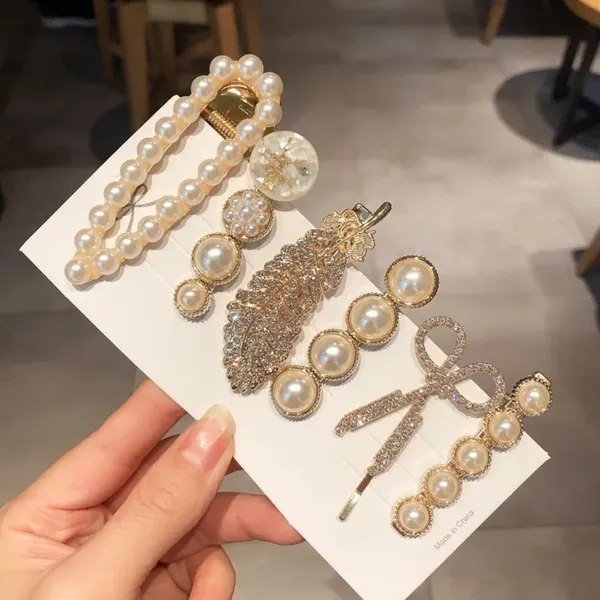 TGO_Luxury_6_Piece_Pearl_And_Crystal_Gold_Toned_Hair_Clip_Set