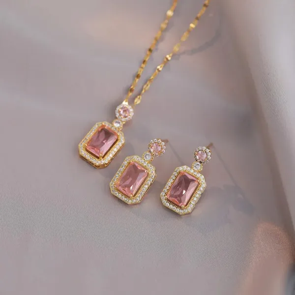 TGO_Romantic_Blush_Pink_&_Gold_Halo_Jewelry_Set
