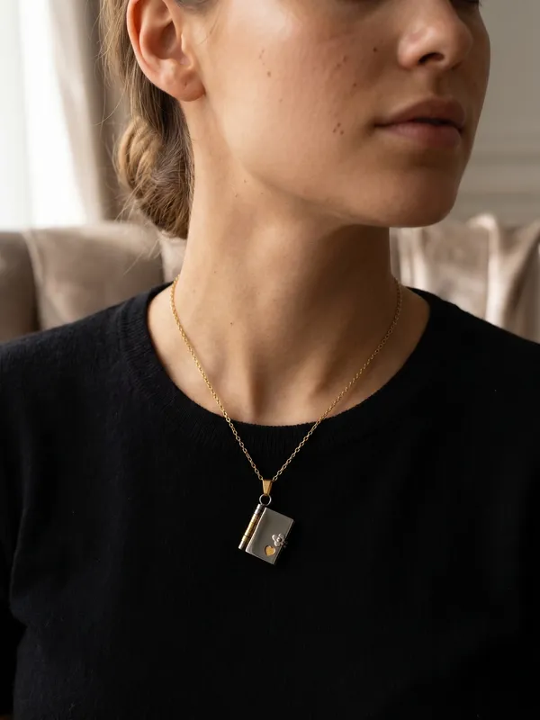 TGO_Stylish_Love_Diary_Pendant_Necklace_with_Key_Charm