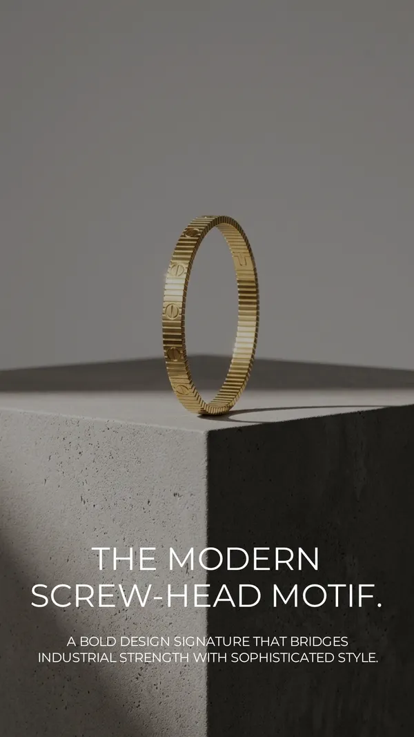TGO_Luxury_Gold_Plated_Textured_Bangle_Bracelet_For_Women