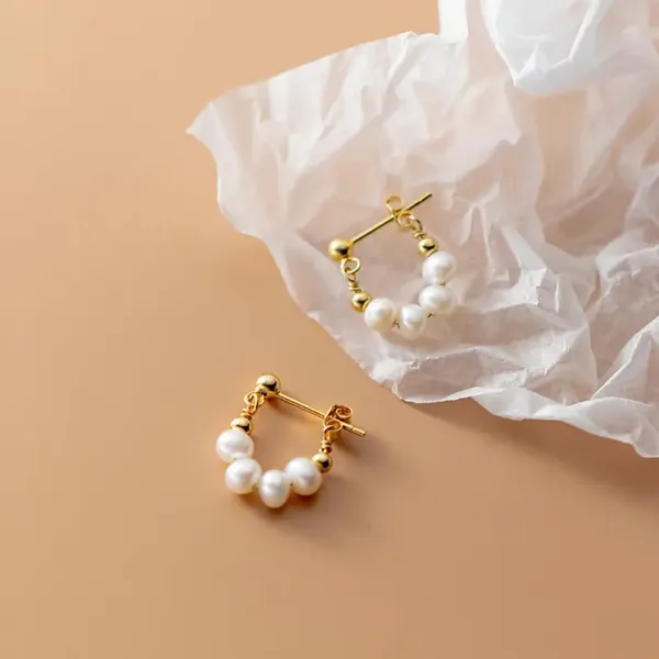 TGO_Freshwater_Pearl_"U"_Hoop_Earrings