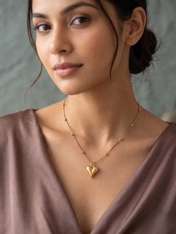 TGO_Minimalist_Gold_Heart_Pendant_Necklace_with_Beaded_Chain