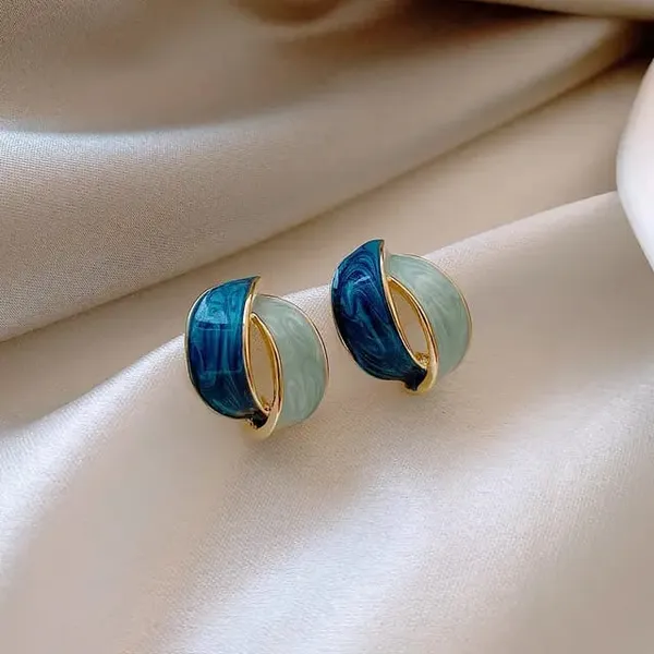 TGO_Ocean_Breeze_Marbled_Enamel_Stud_Earrings