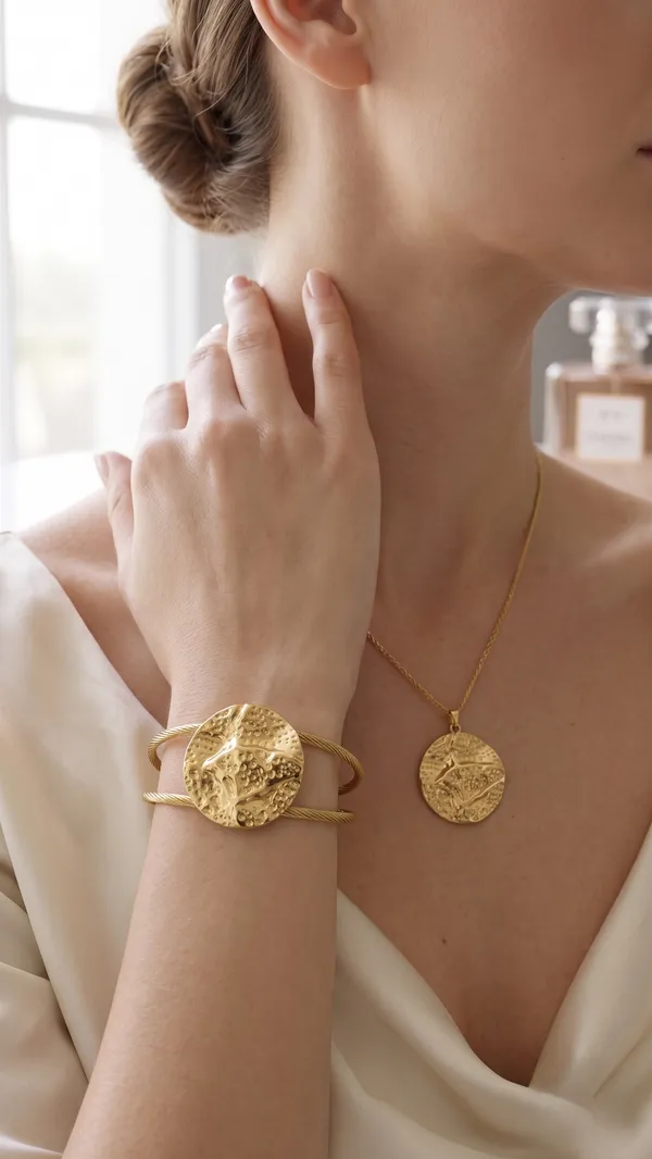 TGO_Designer_Gold_Plated_Statement_Cuff_Bracelet_For_Women