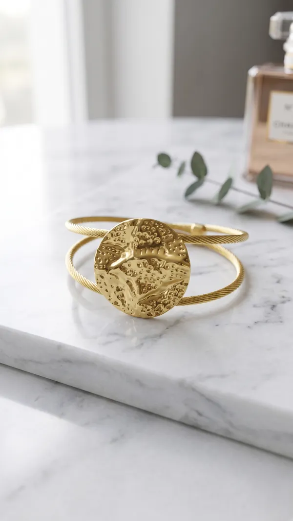 TGO_Designer_Gold_Plated_Statement_Cuff_Bracelet_For_Women