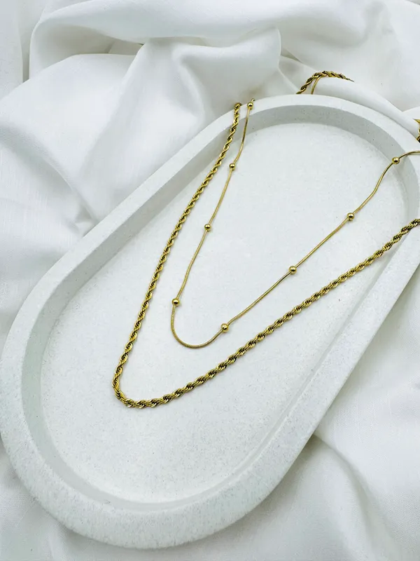 TGO_Gold_Layered_Chain_Necklace_Set_With_Beaded_&_Rope_Design