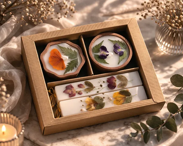 Botanical_Diya_Candles_Gift_Set|_Set_Of_4_|_Handmade_Candles_|_Scented_Candles