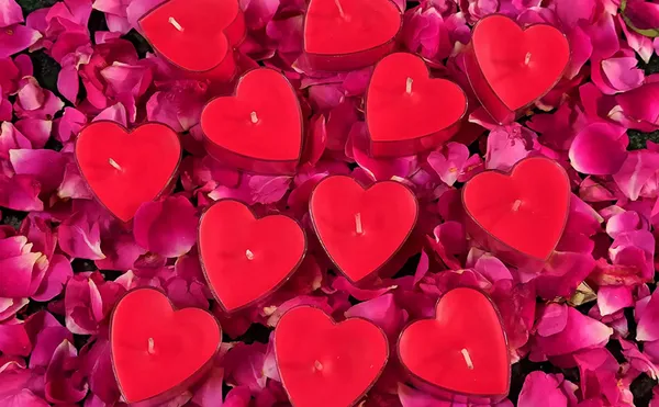 Red_Acrylic_T-Light_Candles_|_Rose_Scented_|_Heart_Shaped_Scented_Candle_Set_|_Set_Of_10