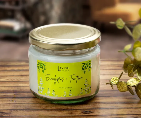 White_Lavish_Scented_Jar_Candle_Collection_|_Luxury_Aromatherapy_Candle_Set_|_Sandal_+_Amber_&_Eucalyptus_+_Tea_Tree_|_Set_Of_2_|