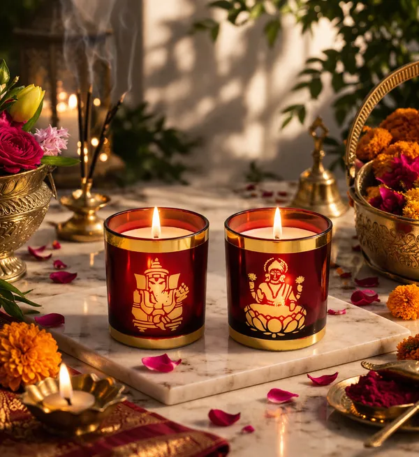Lakshmi_And_Ganesha_Candle_|_Mogra_Scented_|_Festive_Spiritual_Decor_|_Set_Of_2