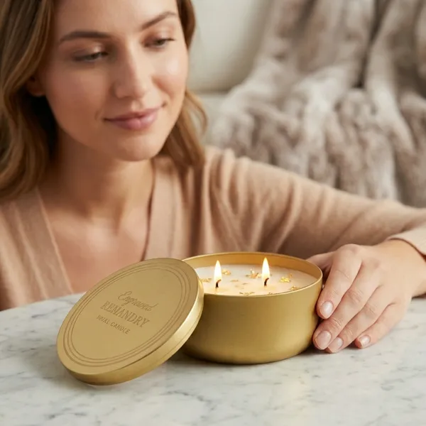 Metal_Almond_Candle_|_Luxury_Plated_Decorative_Candle_|2-Wick_Scented_Candle_|_White_Oudhh_&_Vanilla_Scented