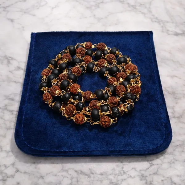 Natural_Karungali_Rudraksha_Mala_With_Gold_Finish_Sacred_Healing_Necklace_And_Natural_Blue_Ethiopian_Opal_Necklace_Genuine_Opal_Gemstone_Jewelry_Pack_Of_2