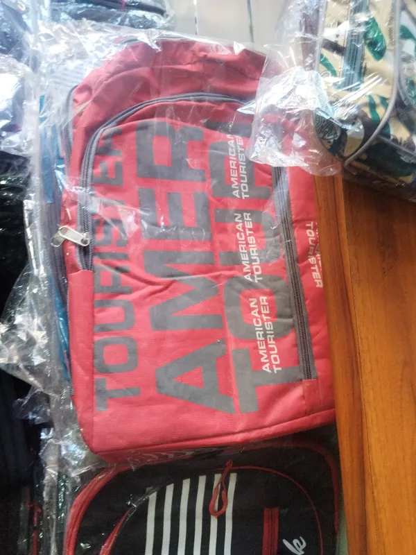 American_Tourister_Red_Backpack_Travel_Bag