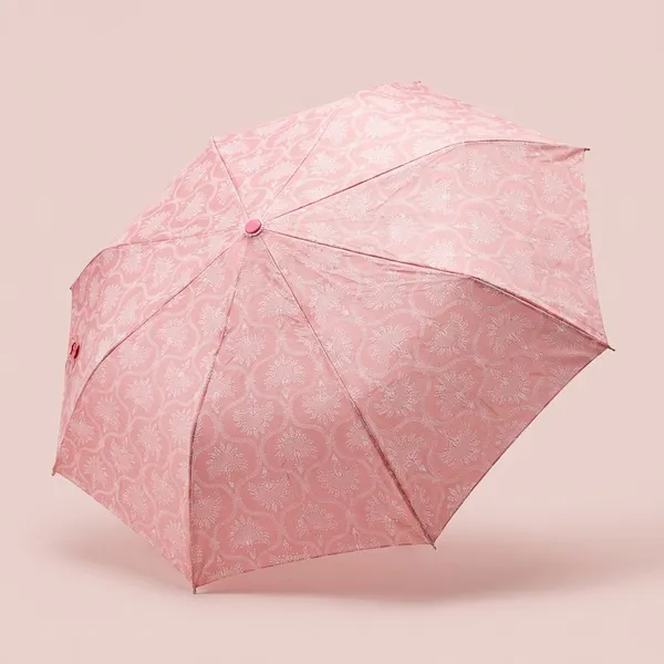 Pink_Floral_Pattern_Folding_Umbrella_With_Reversible_Design