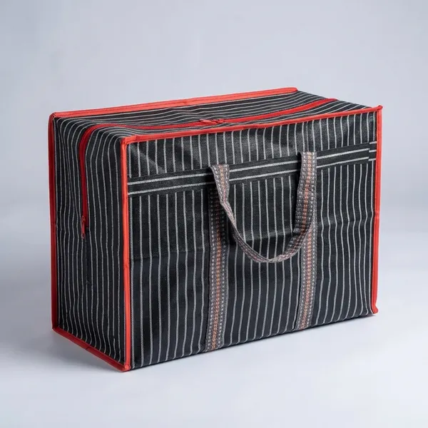 Striped_Storage_Bag_With_Handles_Black_And_White