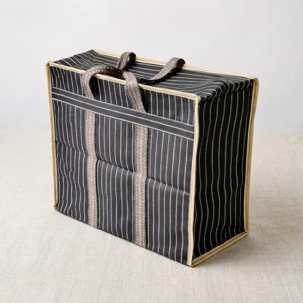 Striped_Foldable_Storage_Bag_With_Handles
