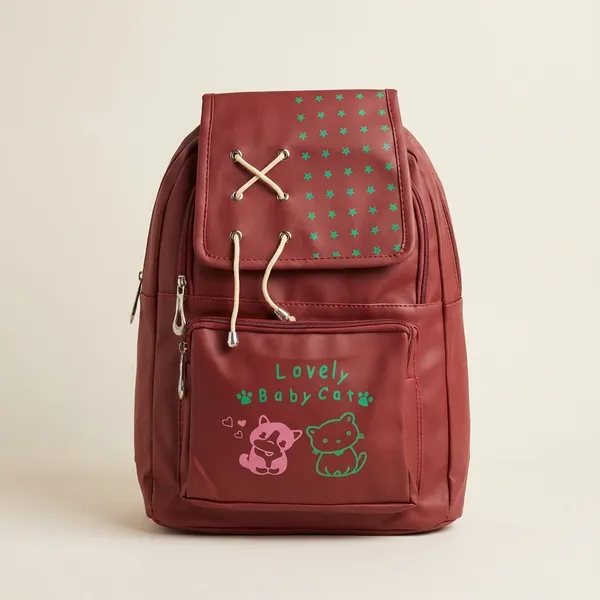 Lovely_Baby_Cats_Printed_School_Backpack_For_Kids