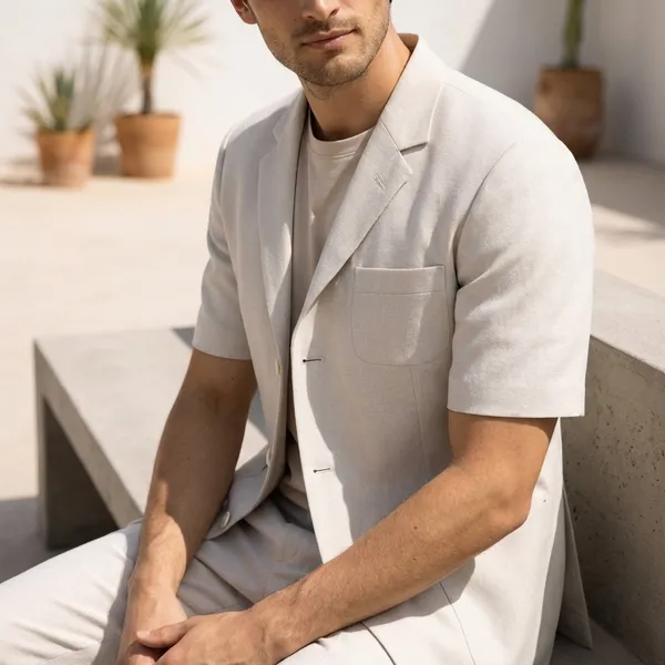 Short-Sleeve_White_Suit_Set_With_Black_T-Shirt