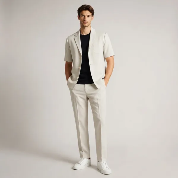 Short-Sleeve_White_Suit_Set_With_Black_T-Shirt