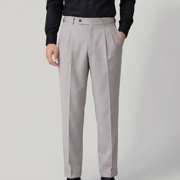 High-Waisted_Pleated_Formal_Trousers_-_Light_Grey