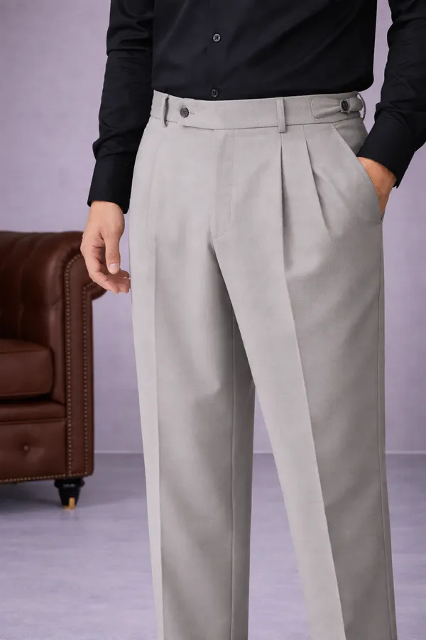 High-Waisted_Pleated_Formal_Trousers_-_Light_Grey