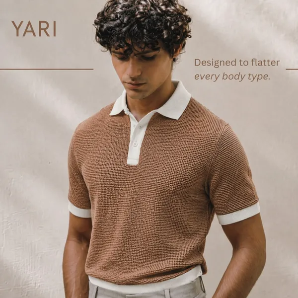 Textured_Knit_Polo_T-Shirt_With_Contrast_Collar