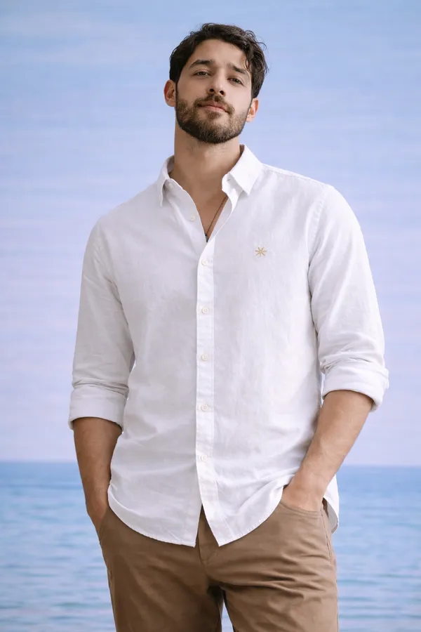 Classic_White_Cotton_Casual_Shirt_For_Men