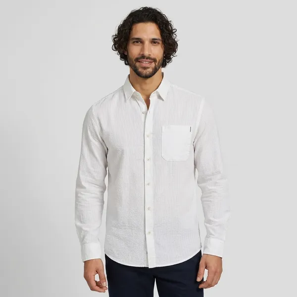 White_Textured_Cotton_Casual_Shirt_With_Chest_Pocket
