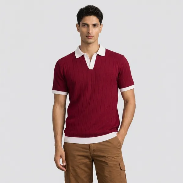 Maroon_Rugby_Collar_T-Shirt_With_White_Contrast_Trim