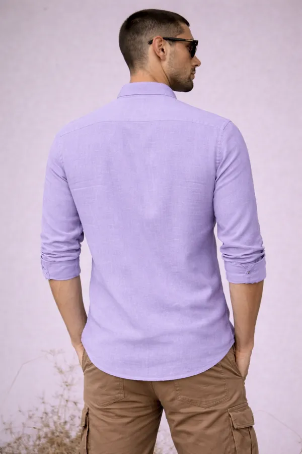 Lavender_Mandarin_Collar_Full_Sleeve_Casual_Shirt