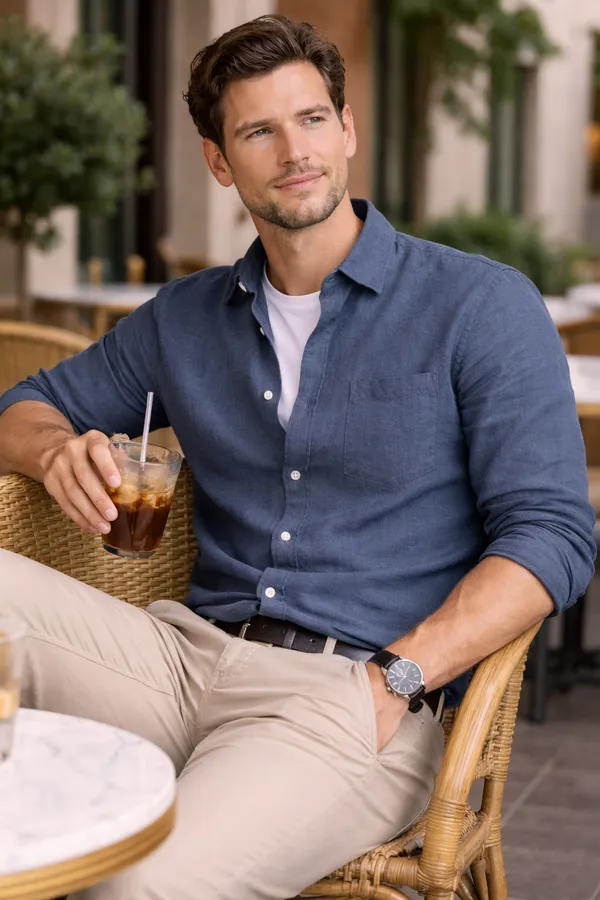 Navy_Blue_Linen_Shirt_-_Classic_Casual_Long_Sleeve_Button-Down